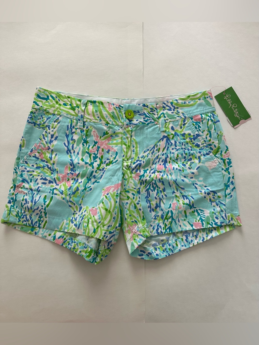 Lilly Pulitzer Sky Blue Heaven Callahan Shorts
